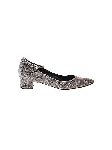 Manolo Blahnik Listony Bronze Glitter Ankle Strap Pump (view 1)