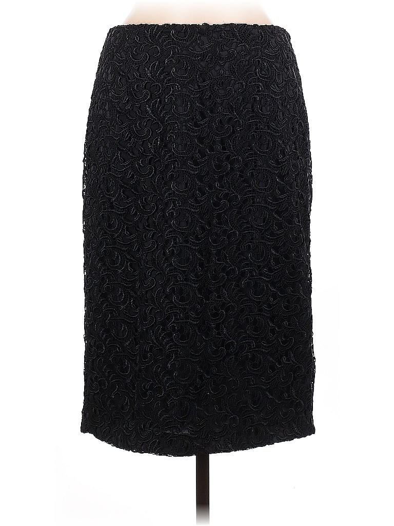 Doncaster Collection 100% Polyester Black Formal Skirt Size 8 - photo 1