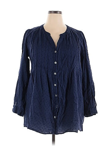 Roaman's Long Sleeve Blouse (view 1)