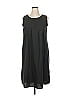 Shein 100% Polyester Solid Black Casual Dress Size 0X - photo 1