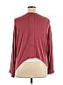 LOGO by Lori Goldstein Burgundy Cardigan Size XL - photo 2