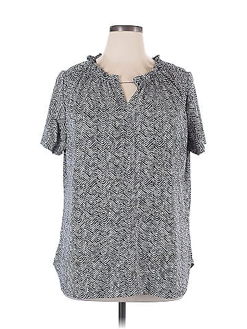Croft & Barrow Short Sleeve Blouse (view 1)