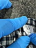 Baby Gap 100% Cotton Checkered-gingham Blue Shorts Size 3-6 mo - photo 4