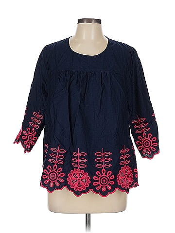 Crown & Ivy 3/4 Sleeve Blouse (view 1)