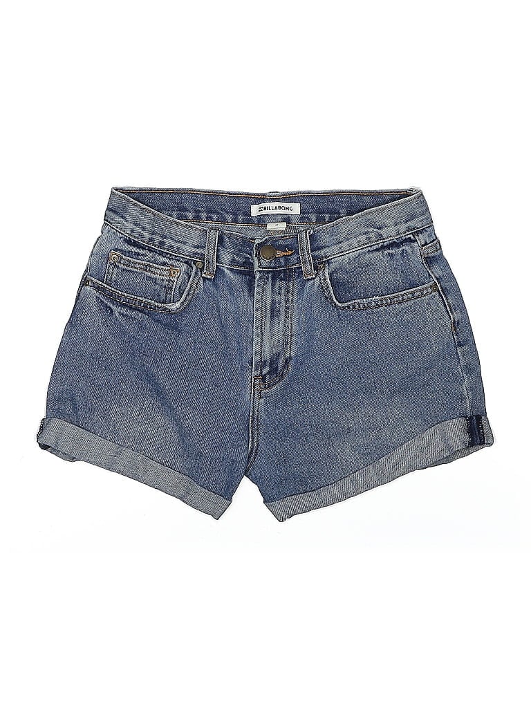 Click to view more detailed imagery on our partner's website Pre-owned Billabong Denim Shorts In Blue