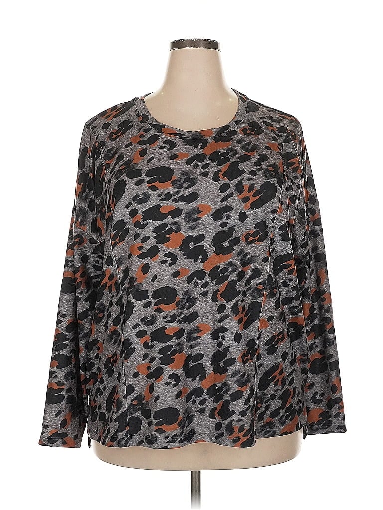 Pre-owned Tribal Pullover Sweater In Gray