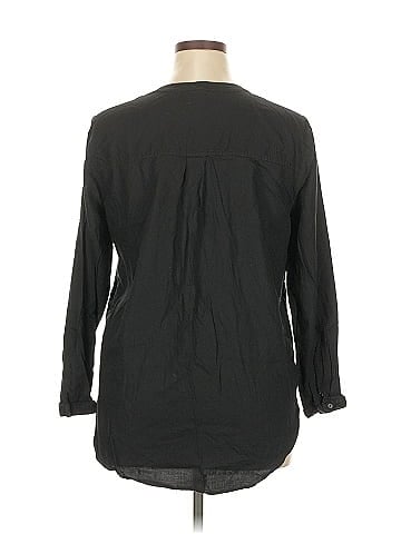 Old Navy 3/4 Sleeve Button-Down Shirt (view 2)