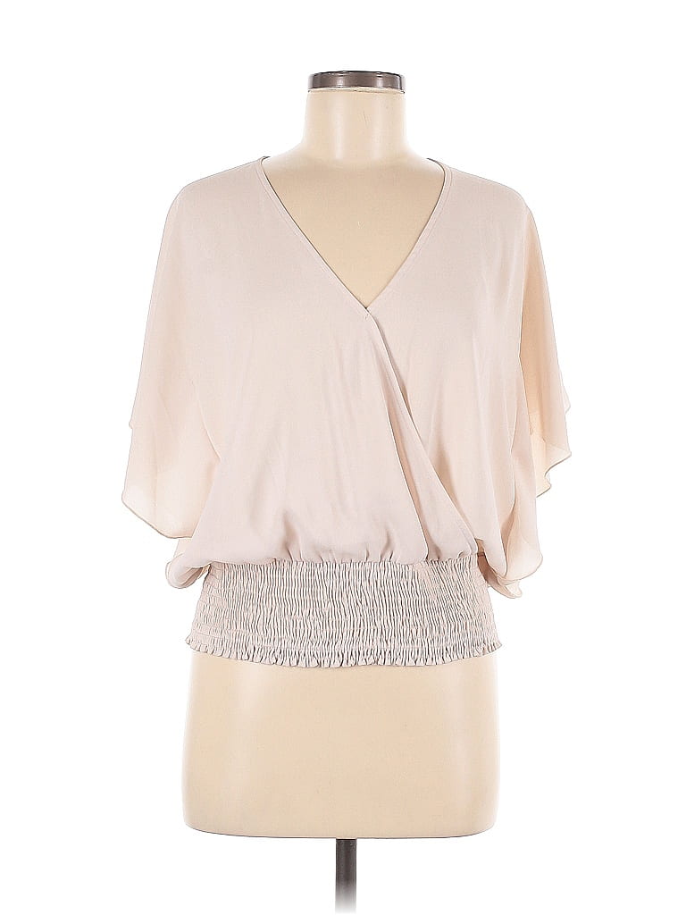 Veronica M. 100% Polyester Ivory 3/4 Sleeve Blouse Size M - photo 1