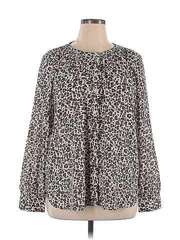 Ann Taylor LOFT Long Sleeve Blouse (view 1)