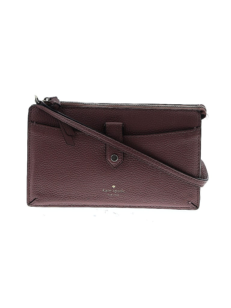 Kate Spade New York 100% Leather Burgundy Pink Leather Crossbody Bag One size - photo 1