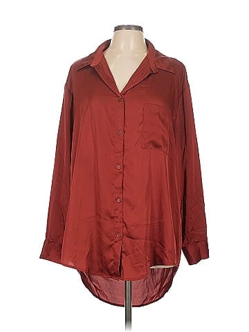 Peach Love Long Sleeve Blouse (view 1)