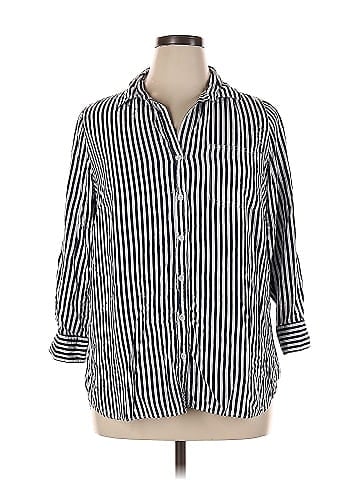 Velvet Heart 3/4 Sleeve Button-Down Shirt (view 1)