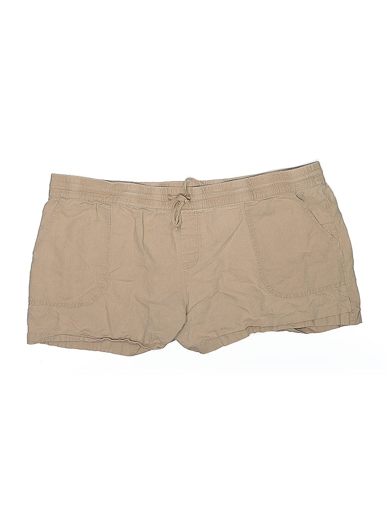 Soho JEANS NEW YORK & COMPANY Tan Khaki Shorts Size XL - photo 1