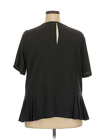 ELOQUII Short Sleeve Blouse (view 2)