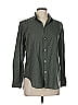 Frank & Eileen 100% Cotton Polka Dots Green Long Sleeve Button-Down Shirt Size M - photo 1