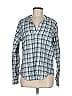 Frank & Eileen 100% Cotton Plaid Blue Long Sleeve Button-Down Shirt Size M - photo 1