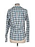 Frank & Eileen 100% Cotton Plaid Blue Long Sleeve Button-Down Shirt Size M - photo 2
