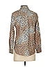 Chico's Animal Print Brown Long Sleeve Blouse Size Sm (0) - photo 2