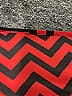mYTH 100% Polyester Chevron-herringbone Red 3/4 Sleeve Blouse Size L - photo 7