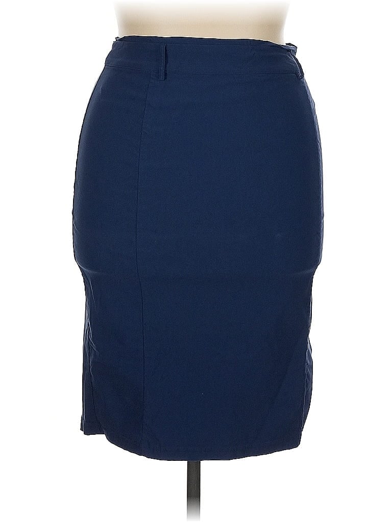 Click to view more detailed imagery on our partner's website Pre-owned Kate Kasin Formal Skirt In Blue