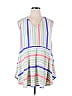 Honeyme Stripes White Casual Dress Size XL - photo 1