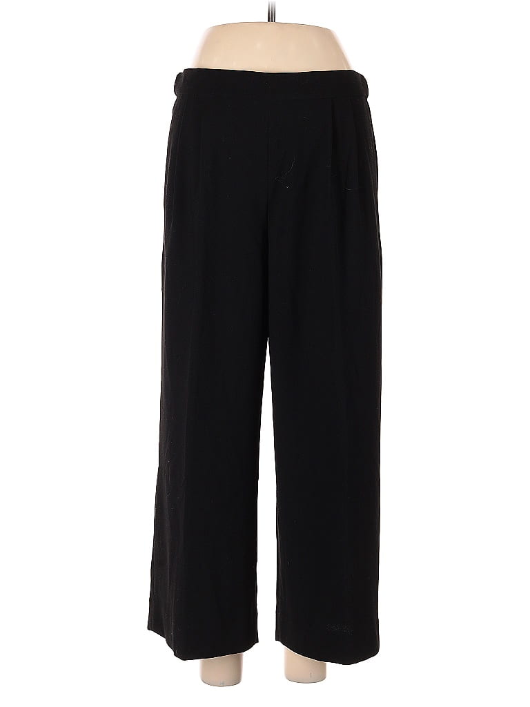 J.Crew 365 100% Polyester Solid Black Casual Pants Size 8 - photo 1