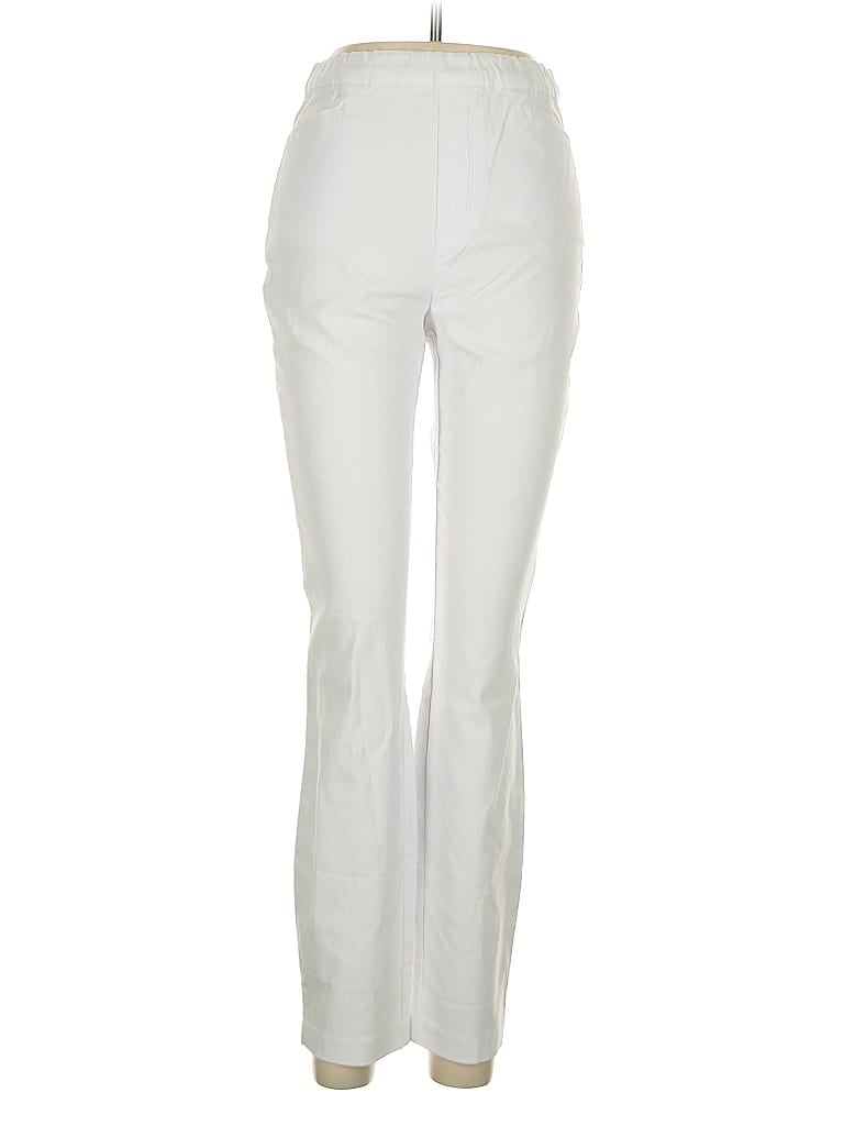 Susan Graver Silver White Dress Pants Size 6 - photo 1