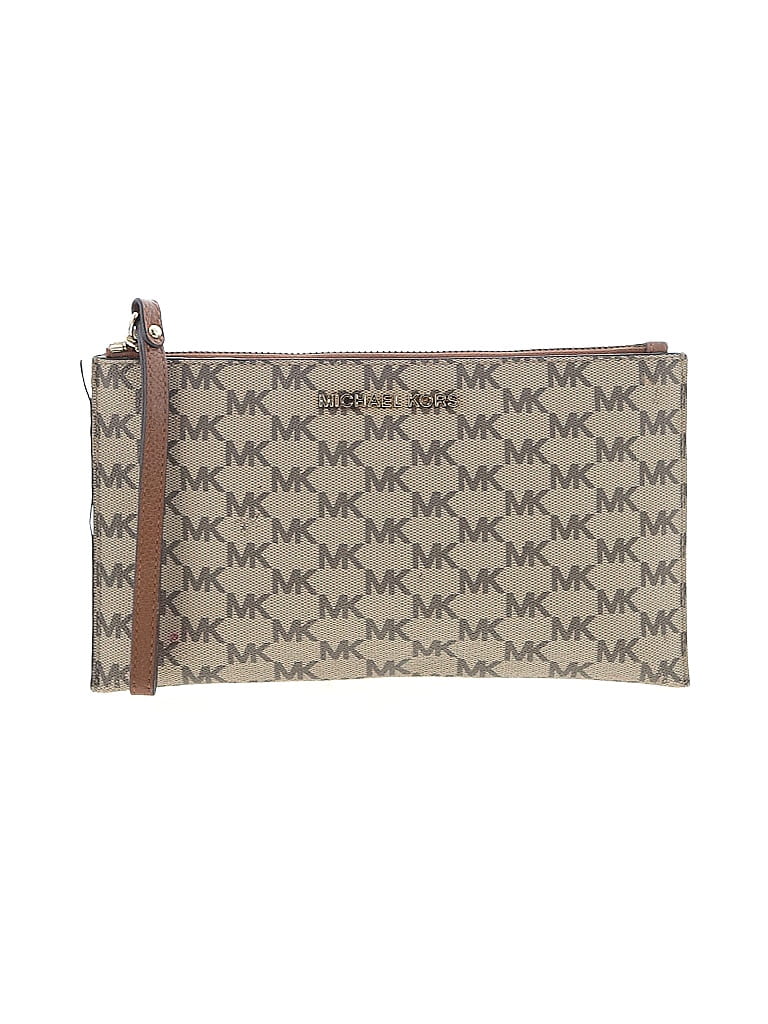 MICHAEL Michael Kors Ivory Tan Wristlet One size - photo 1