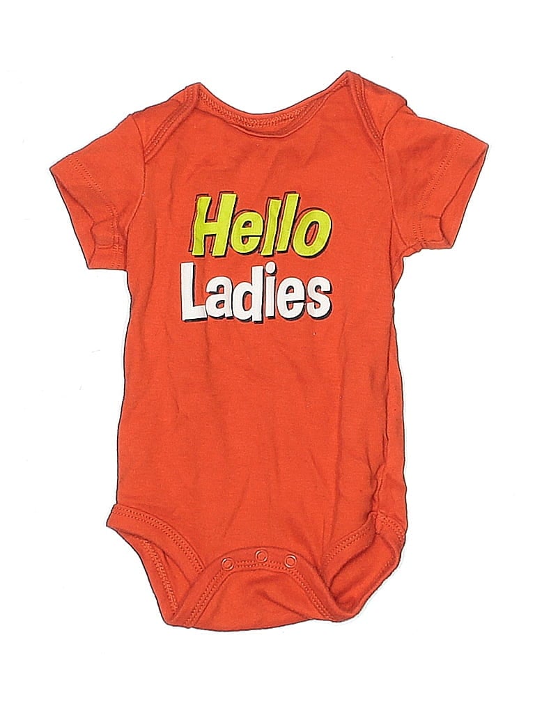 Click to view more detailed imagery on our partner's website Pre-owned Kidgets Babies' Short Sleeve Onesie In Orange