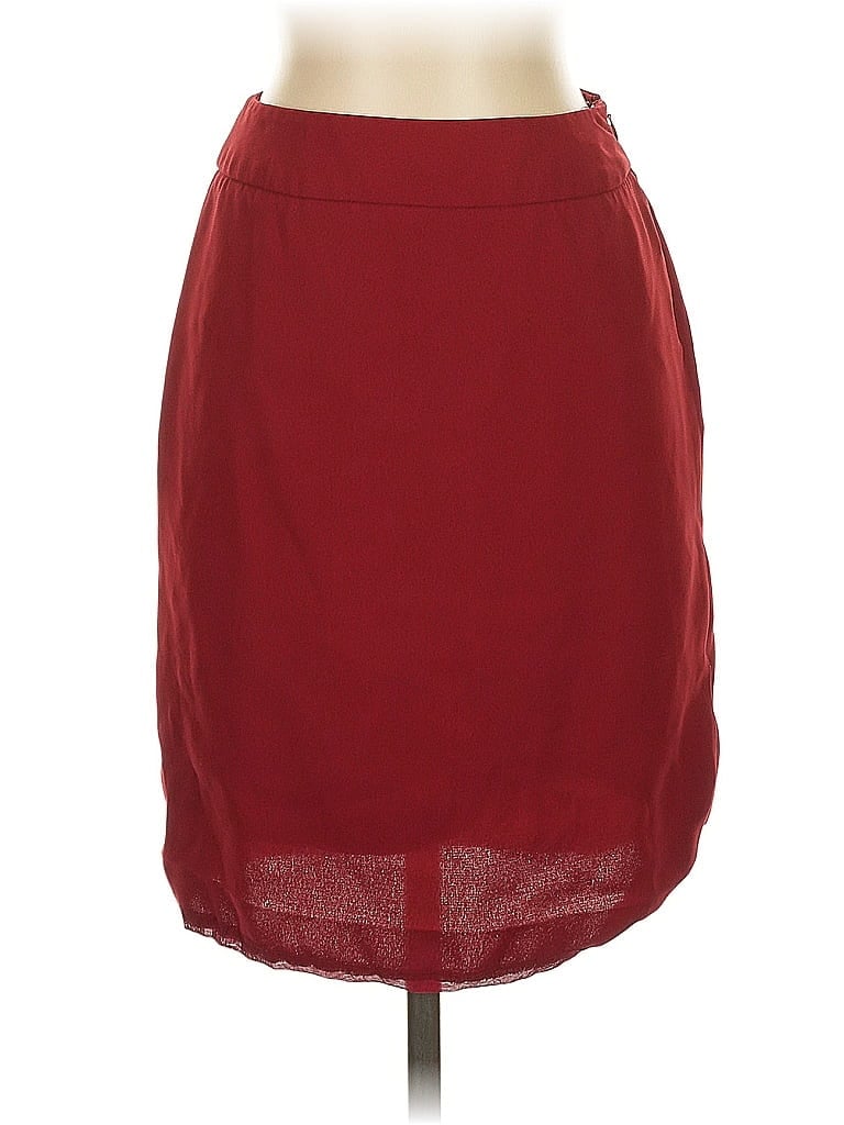Click to view more detailed imagery on our partner's website Pre-owned Casual Corner Annex Formal Skirt In Burgundy