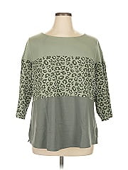 Belle By Kim Gravel 3/4 Sleeve T Shirt