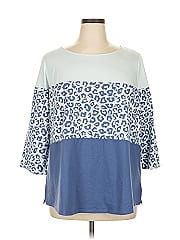 Belle By Kim Gravel 3/4 Sleeve T Shirt