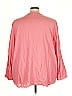 Woman Within 100% Rayon Pink 3/4 Sleeve Blouse Size 3X - photo 2