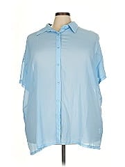Shein Curve Short Sleeve Blouse