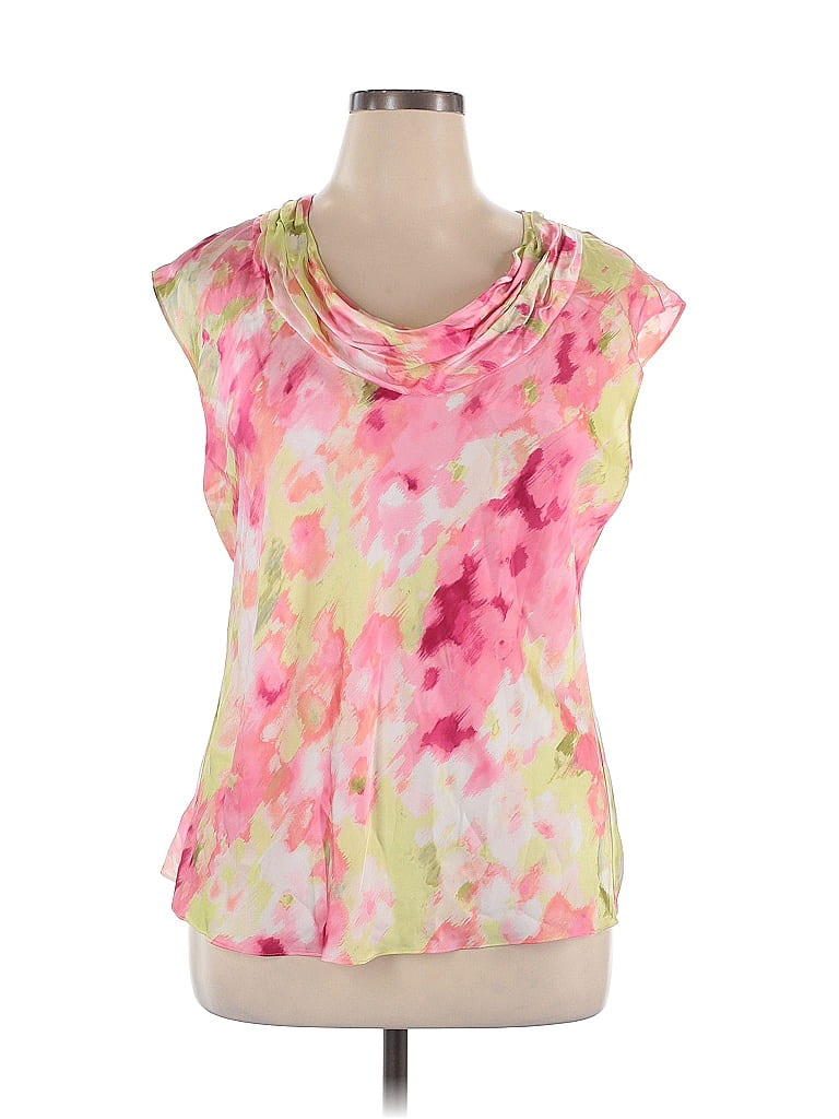 AK Anne Klein 100% Polyester Pink Sleeveless Blouse Size XL - photo 1