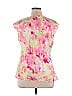 AK Anne Klein 100% Polyester Pink Sleeveless Blouse Size XL - photo 2