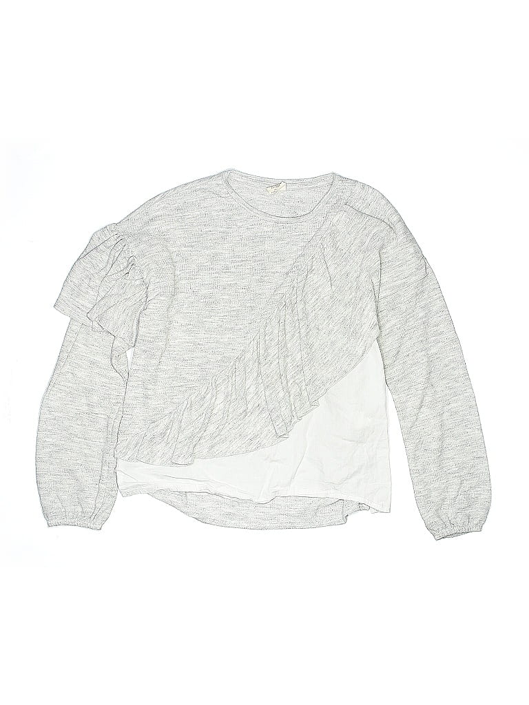 Zara Kids Silver Long Sleeve Top Size 11 (big kids) - photo 1