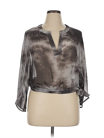 New York & Company 3/4 Sleeve Blouse (view 1)