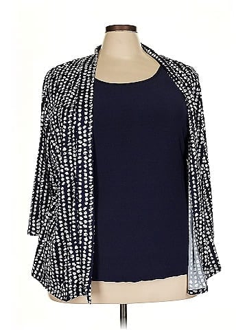 NY Collection 3/4 Sleeve Top (view 1)