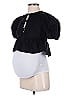 Seraphine 100% Polyester Black 3/4 Sleeve Blouse Size XS - photo 1