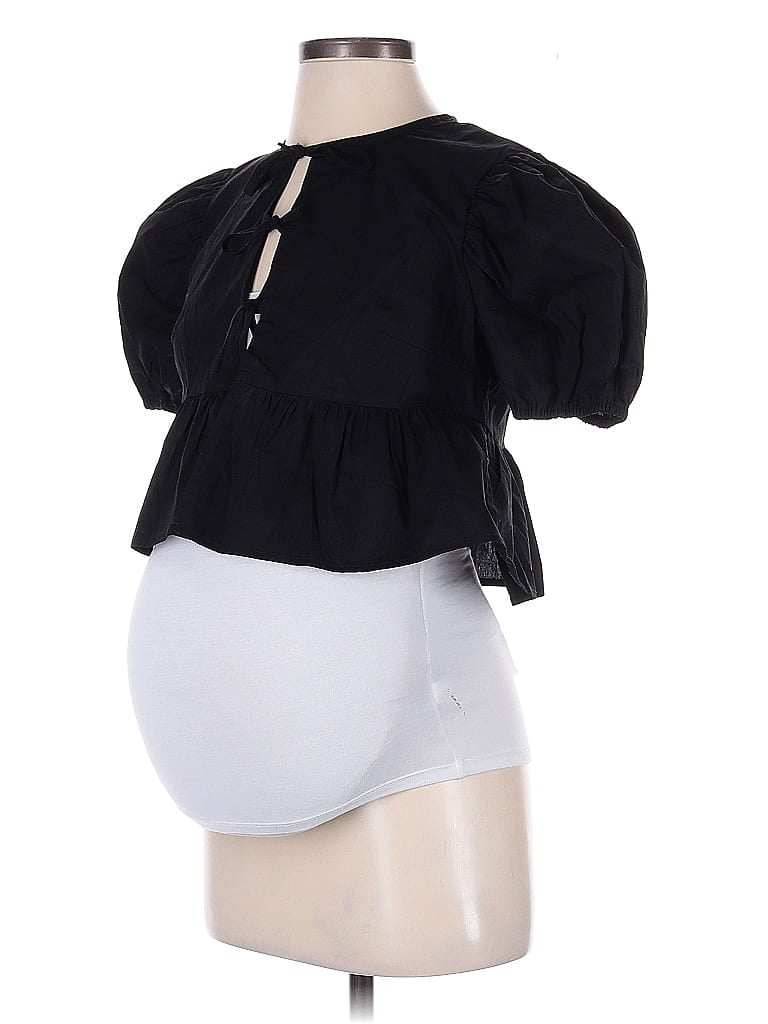 Seraphine 100% Polyester Black 3/4 Sleeve Blouse Size XS - photo 1