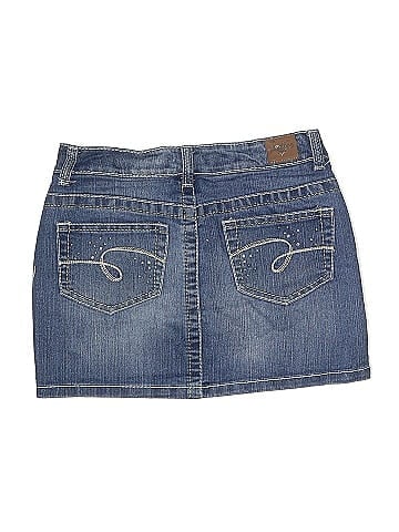 Justice Jeans Denim Skirt (view 2)