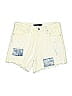 Hudson Jeans Yellow Ivory Denim Shorts Size 26 waist - photo 1