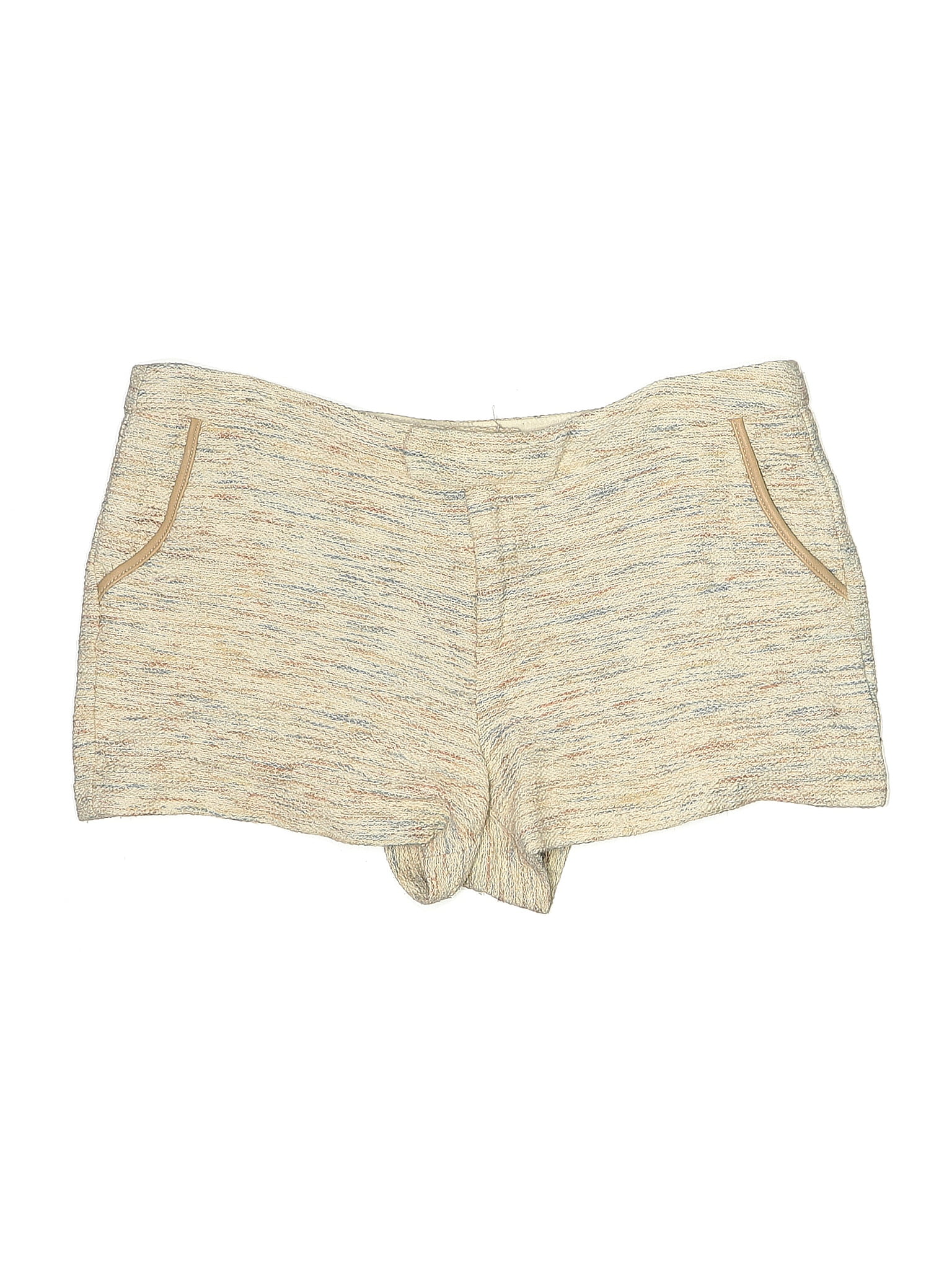 Joie 100% Cotton Tweed Gold Shorts Size 10