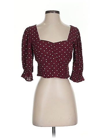 American Eagle Outfitters 3/4 Sleeve Blouse (view 1)