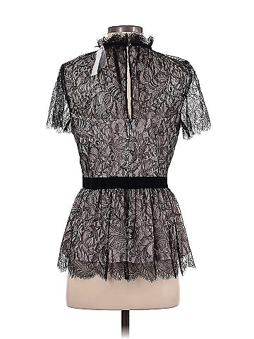 White House Black Market Short Sleeve Blouse (view 2)