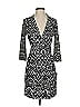 Veronica M. Print Black Casual Dress Size XS - photo 1
