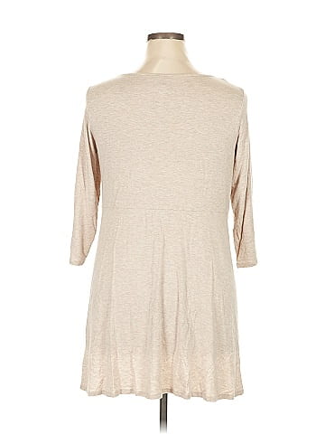 Joan Vass 3/4 Sleeve T-Shirt (view 2)