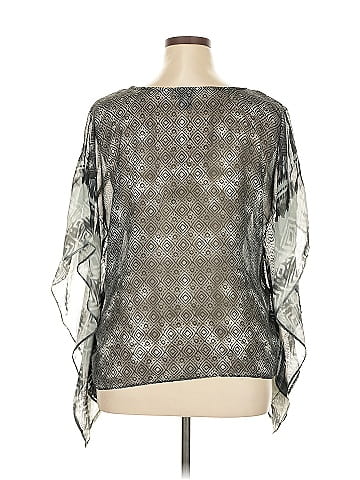 Dots 3/4 Sleeve Blouse (view 2)