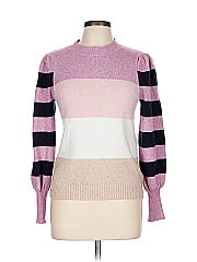 Line & Dot Pullover Sweater